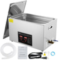 CE Certified Timer with Cleaner Cleaner Instruments Professional Jewelry Watch for Heating RoHS 304 Industrial FCC Ring Large 752W Sonic Glass BENTISM Ultrasonic 30L Grade Cleaner Digital Coin