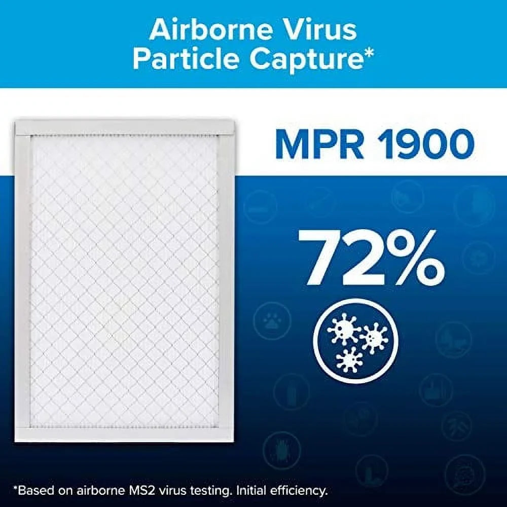 Healthy 0.78) (exact Air Filter, Ultimate 19.69 1900, Living 16x20x1, Allergen, MPR 6-Pack Furnace Filtrete x 15.69 x dimensions AC