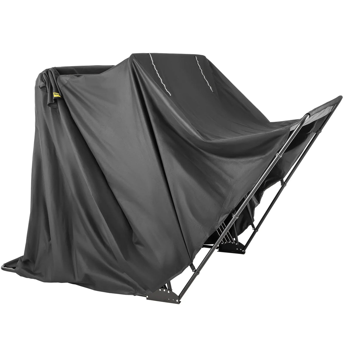 Motorbike Oxford Garage 600D Tent and Shed with Shelter Waterproof Storage Shed, Weight Black Bag, Anti-UV, Motorcycle Lock Shelter Duty 106.3"x41.3"x62.9" Heavy VEVORbrand
