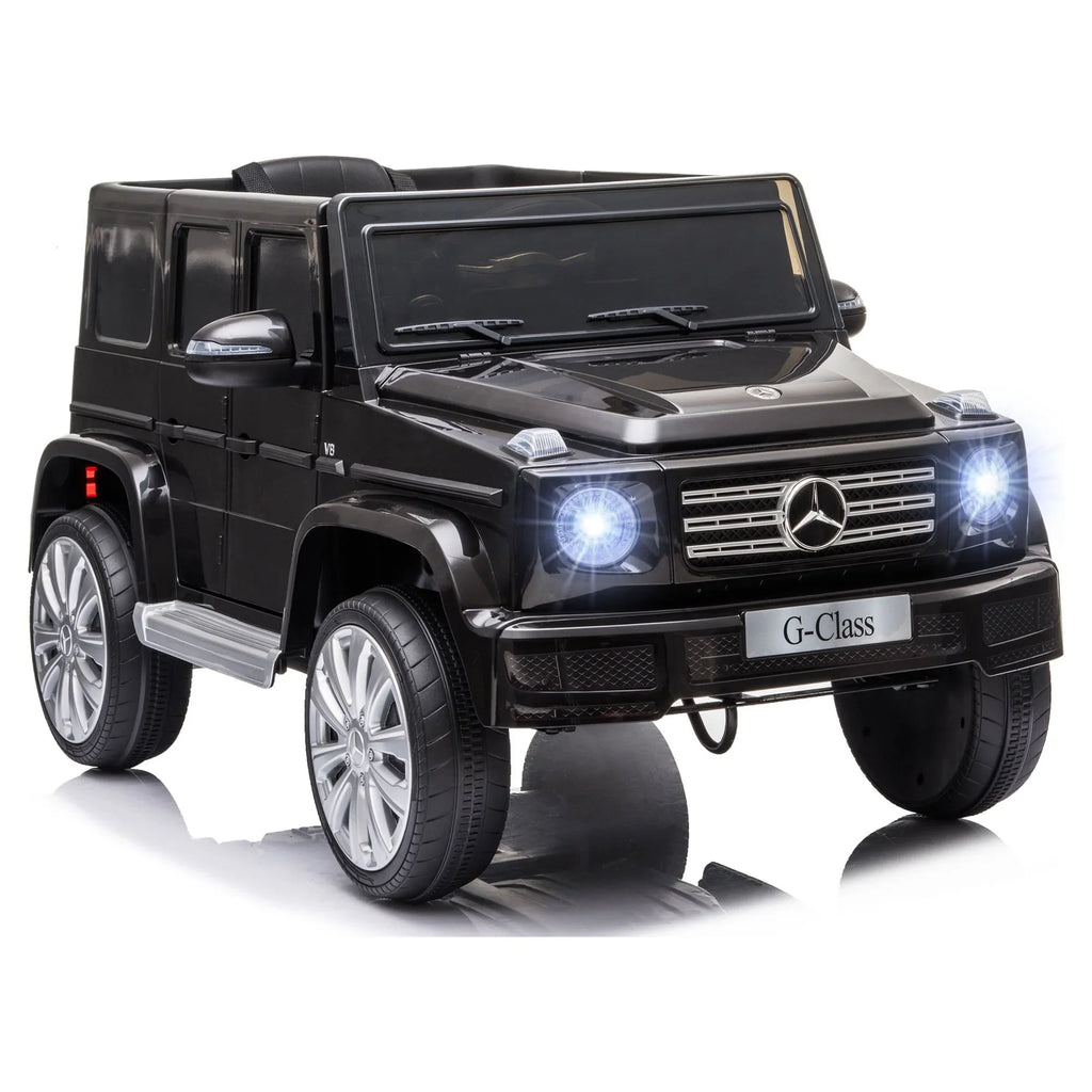 Aosom Benz Headlights, Working 12 with Suspension & Mercedes Powered G500 Remote Ride-On Bright V Control,