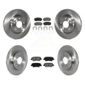 Rear And Hyundai Brake Kona AWD Rotors Parking For K8S-103756 Electric 2022 With Semi-Metallic Kit Pads Front Disc - Transit Auto