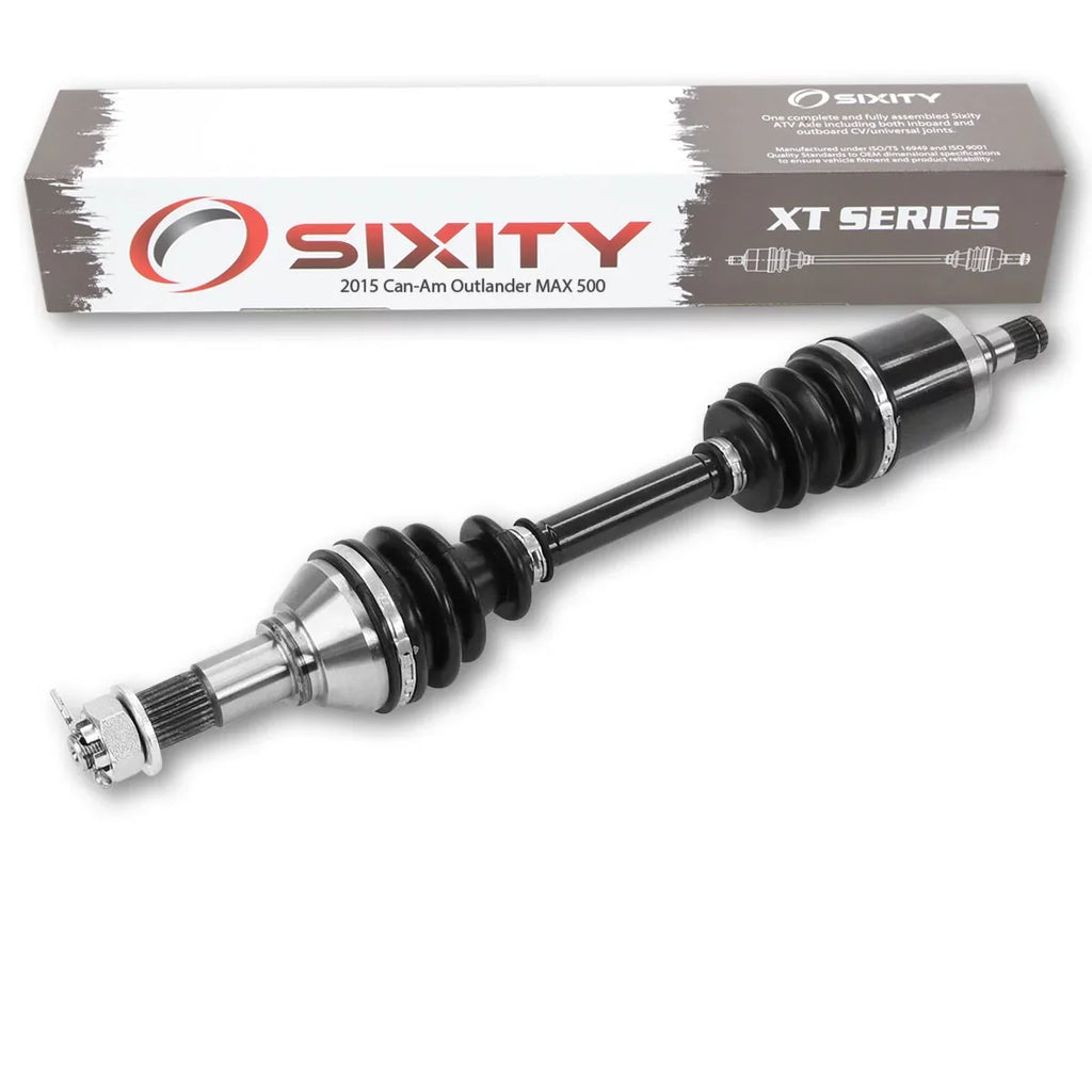 Outlander - Can-Am 2015 EFI Left 500 Axle compatible MAX 4X4 with XT Sixity Front