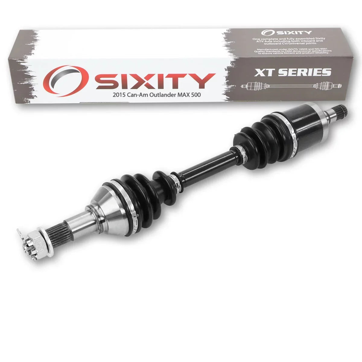 Outlander - Can-Am 2015 EFI Left 500 Axle compatible MAX 4X4 with XT Sixity Front