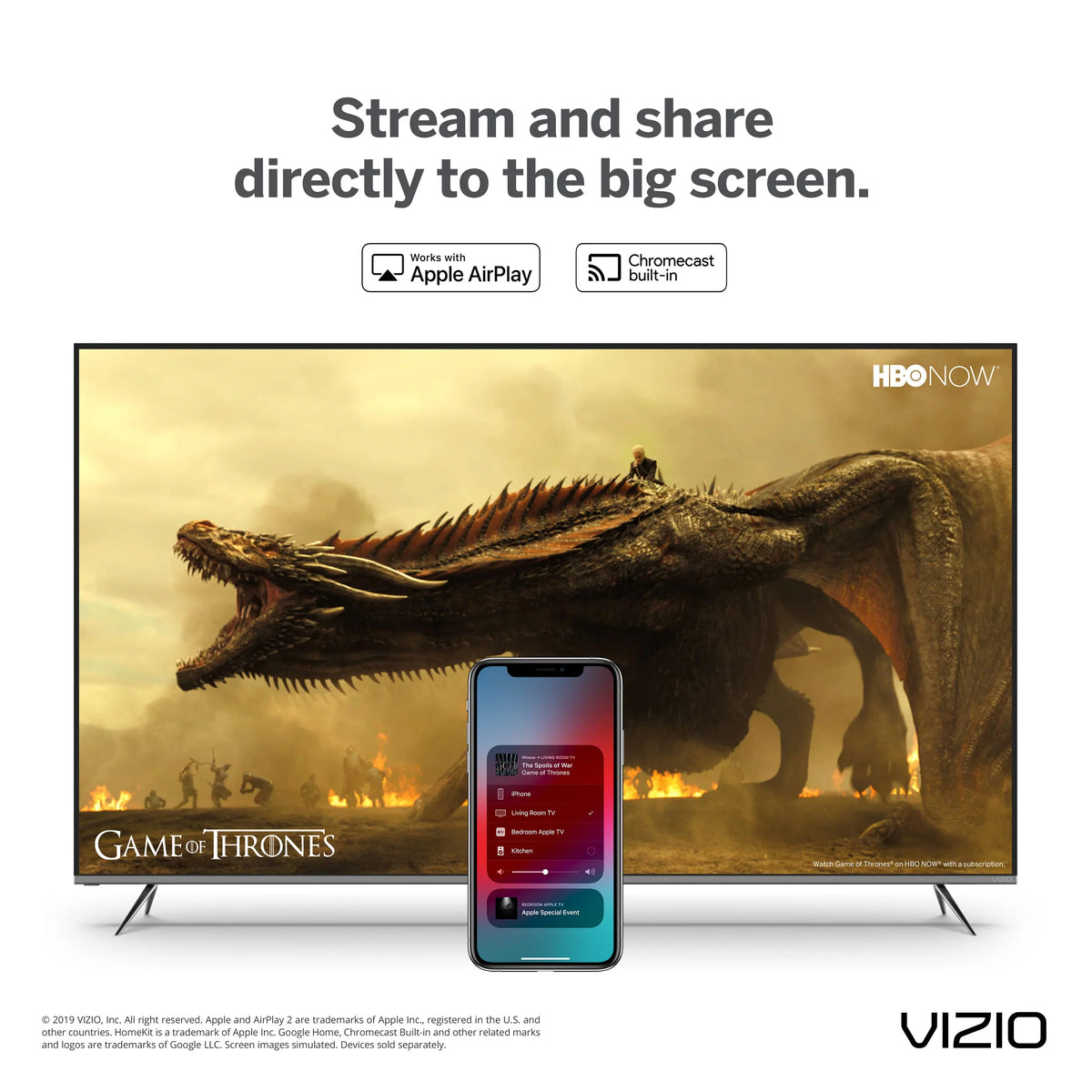 55-inch Vision QLED Quantum Dolby HDTV 4K 2160p Vizio HDR 120Hz SmartCast M557-G