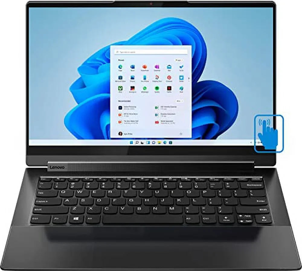 5.1, BT FHD -14.0" (Intel Fingerprint, 9i 10 2-in-1 HD Touchscreen 2022 Yoga 6, SSD, Laptop Intel Lenovo Xe, i7-1185G7 Home) Webcam, Win 8GB WiFi w/Hub IPS RAM, Backlit KYB, 4-Core, Iris 256GB