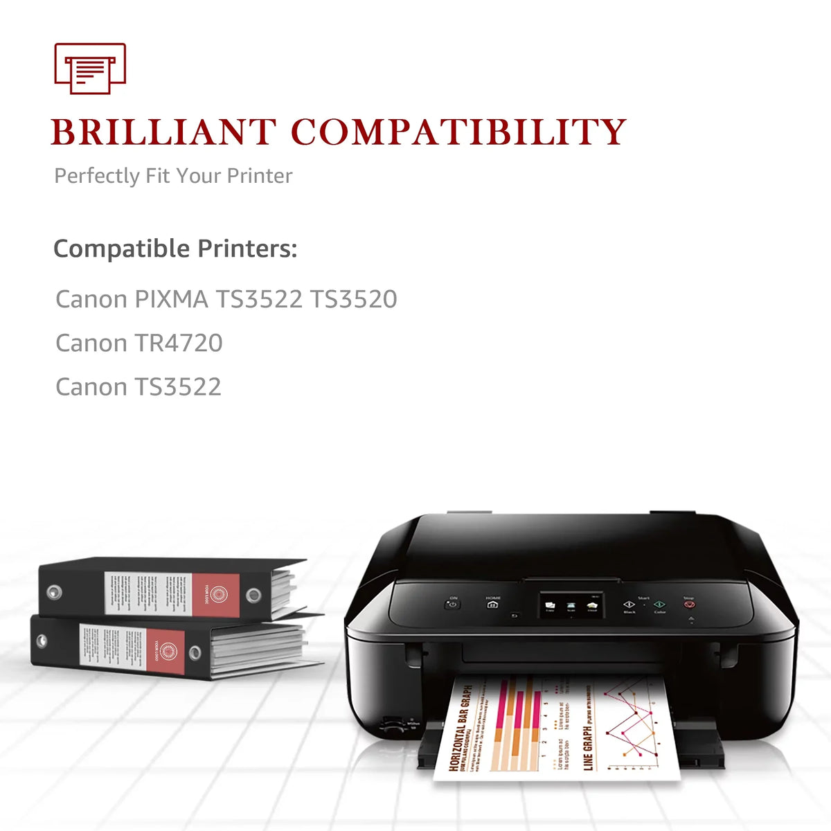 Cartridges and Ink Canon Kingdom Capacity Printers 275XL 276XL 276 1 Color) TS3520 CL-276 High PG-275 PIXMA TS3522 for TS3500 TR4722 Ink (2 Toner Ink TR4720 TR4700 275 Black, for Cartridges