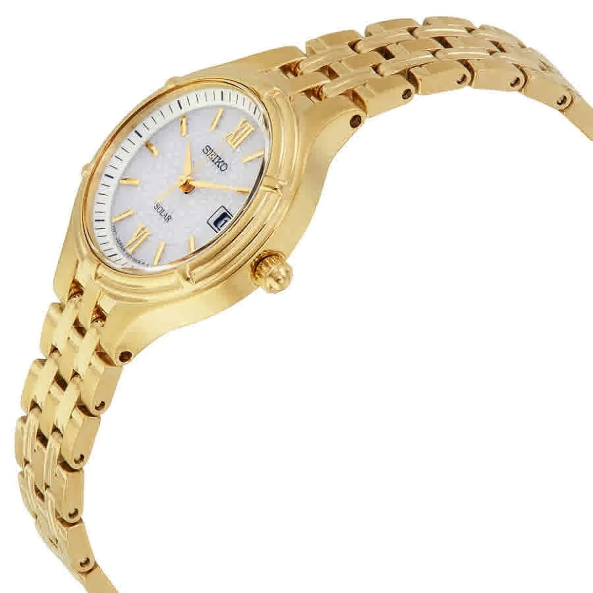 SUT220 Silver Watch Core Women's Gold-tone Seiko Dial