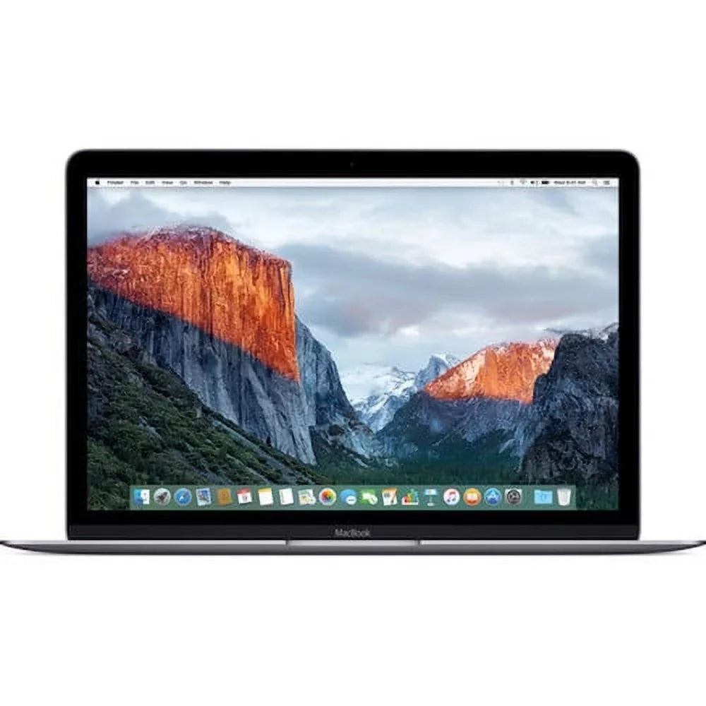 RAM Space MLH72LL/A Fair - SSD 12" 256GB Gray 8GB Pre-Owned Core 1.1GHz Apple m3 MacBook (2016) Laptop
