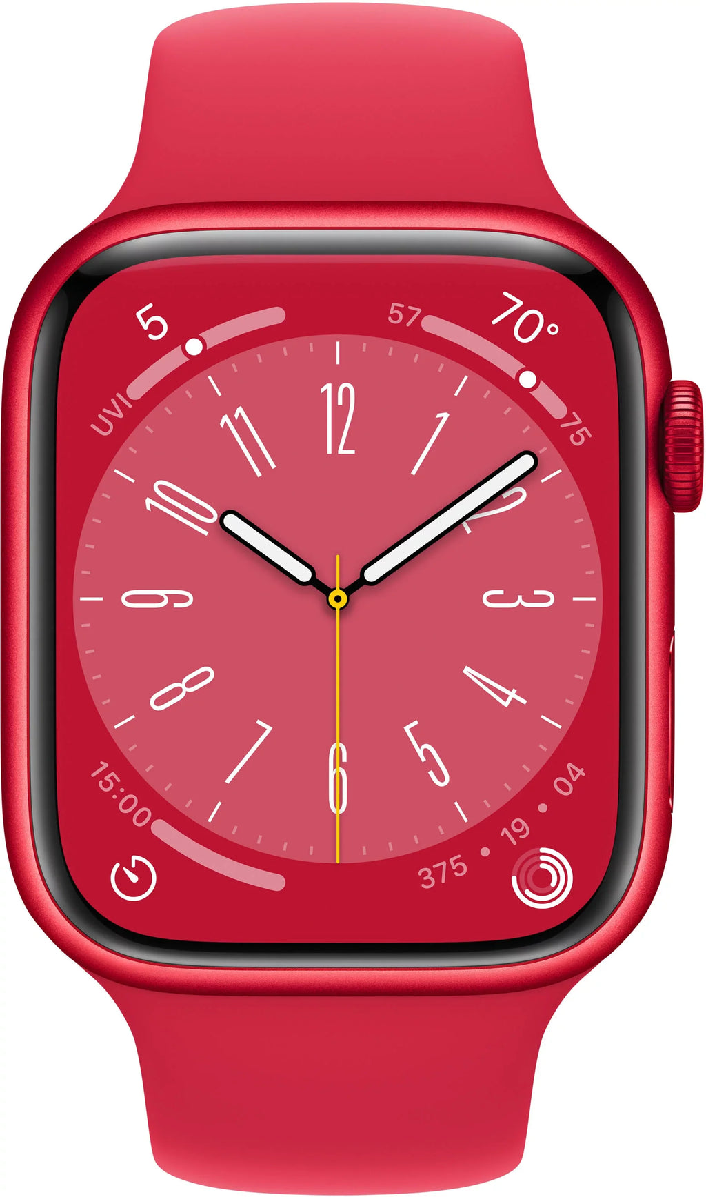 MNUU3LL/A Restored Band (PRODUCT)RED 45mm Sport - (Refurbished) (PRODUCT)RED Apple Aluminum Watch 8 8 Series Gen