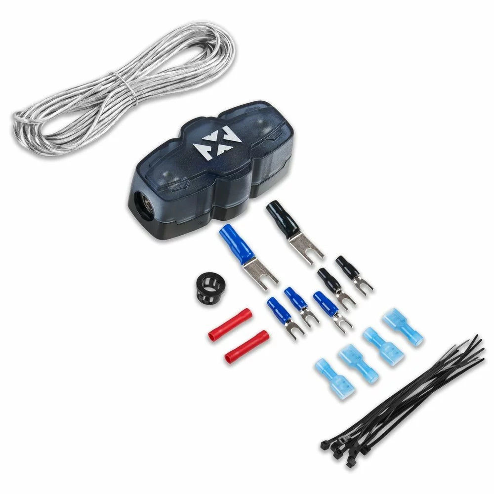 Series 4 XR601-1 w/ Bass Premium eXcelon Wiring NVX 600W Kenwood (400W MVX Kit Monoblock XKIT42 Knob Amp Gauge Class-D Amplifier XR Max 2-ohm Stable + Included RMS) +