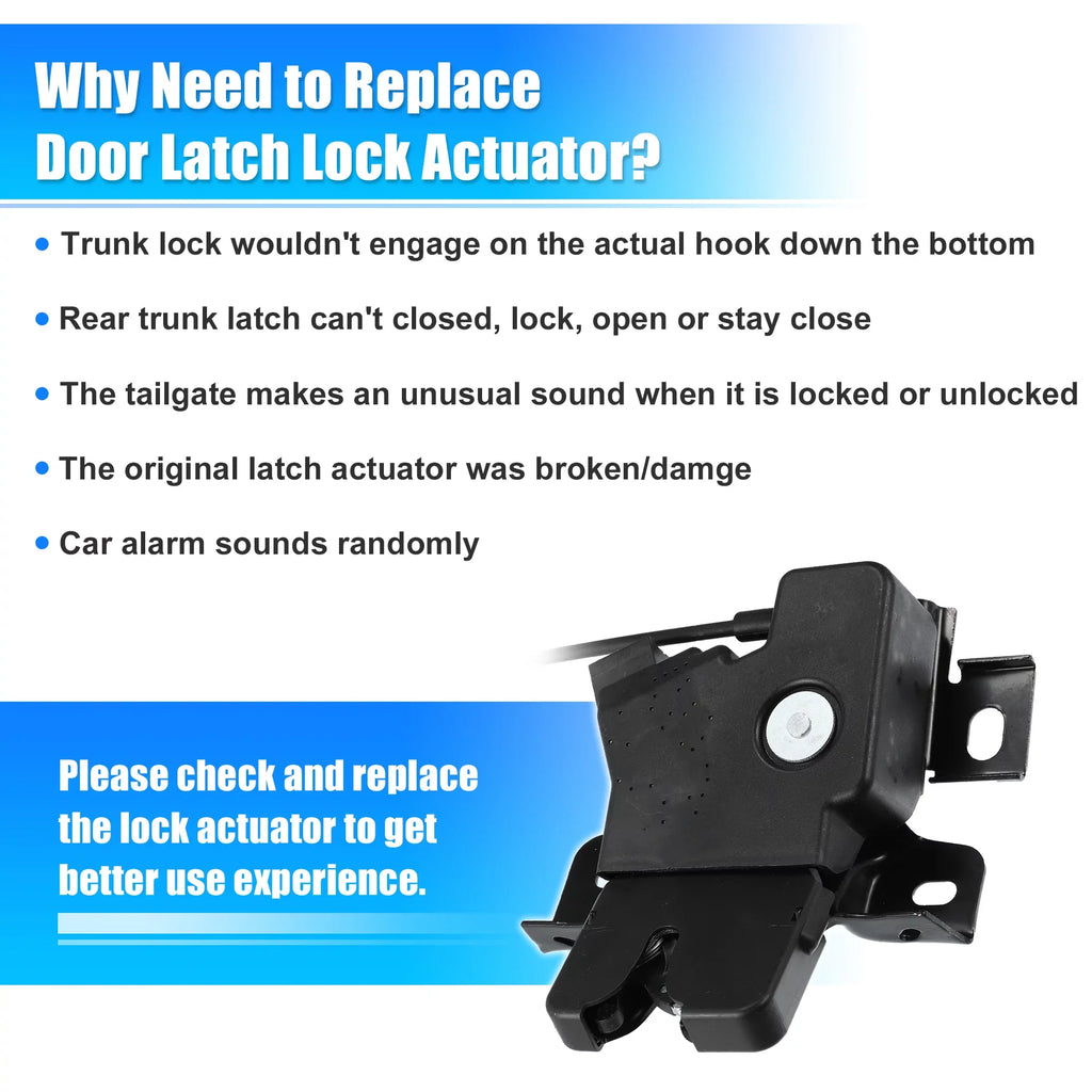 Deck Lid Actuator Latch Lock Coupe Bargains Rear for Mustang Trunk 2010-2014 for Ford DR3Z-5443200-A Unique Motor Latch