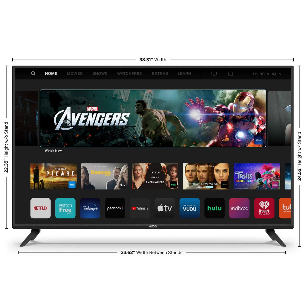 4k TV 43" V435-H11 HDR Smartcast Class Smart VIZIO LED UHD (2160p) V-Series