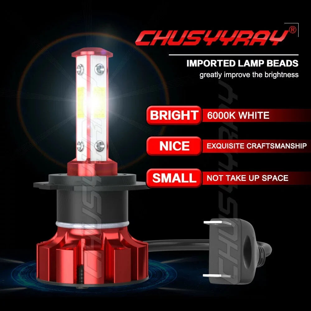 Light Headlight Hyundai Fog Bulbs 2017 Tucson Kit Combo For 2018 6pcs 2016 LED