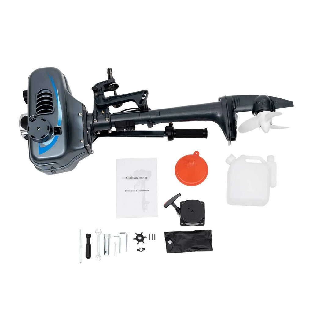 System 2 Heavy Cooling Outboard Stroke Motor Boat Duty 3.5HP Water Engine Engine