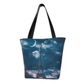 Tote Bag,Shoulder Bag Large Handbags Lukts Night Shopping Capacity Eiffel Tower Bag At Hobos Women'S