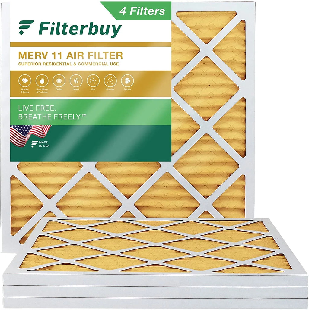 24x24x1 11 (4-Pack) Air Filterbuy HVAC MERV AC Filters Furnace Pleated