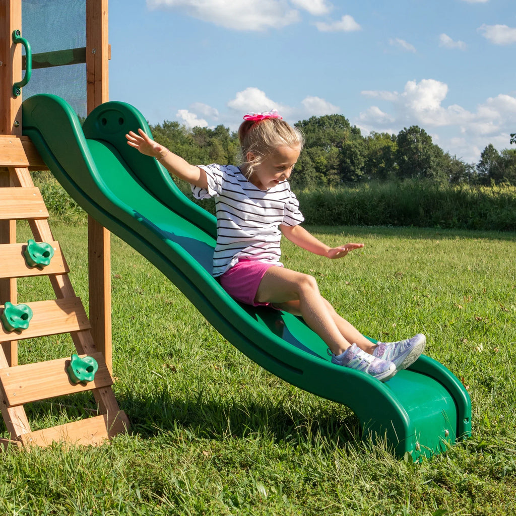 Discovery Buckley Swing Set Hill Backyard