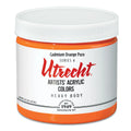 Artists' Acrylic Orange, Pint Utrecht - Paint Cadmium