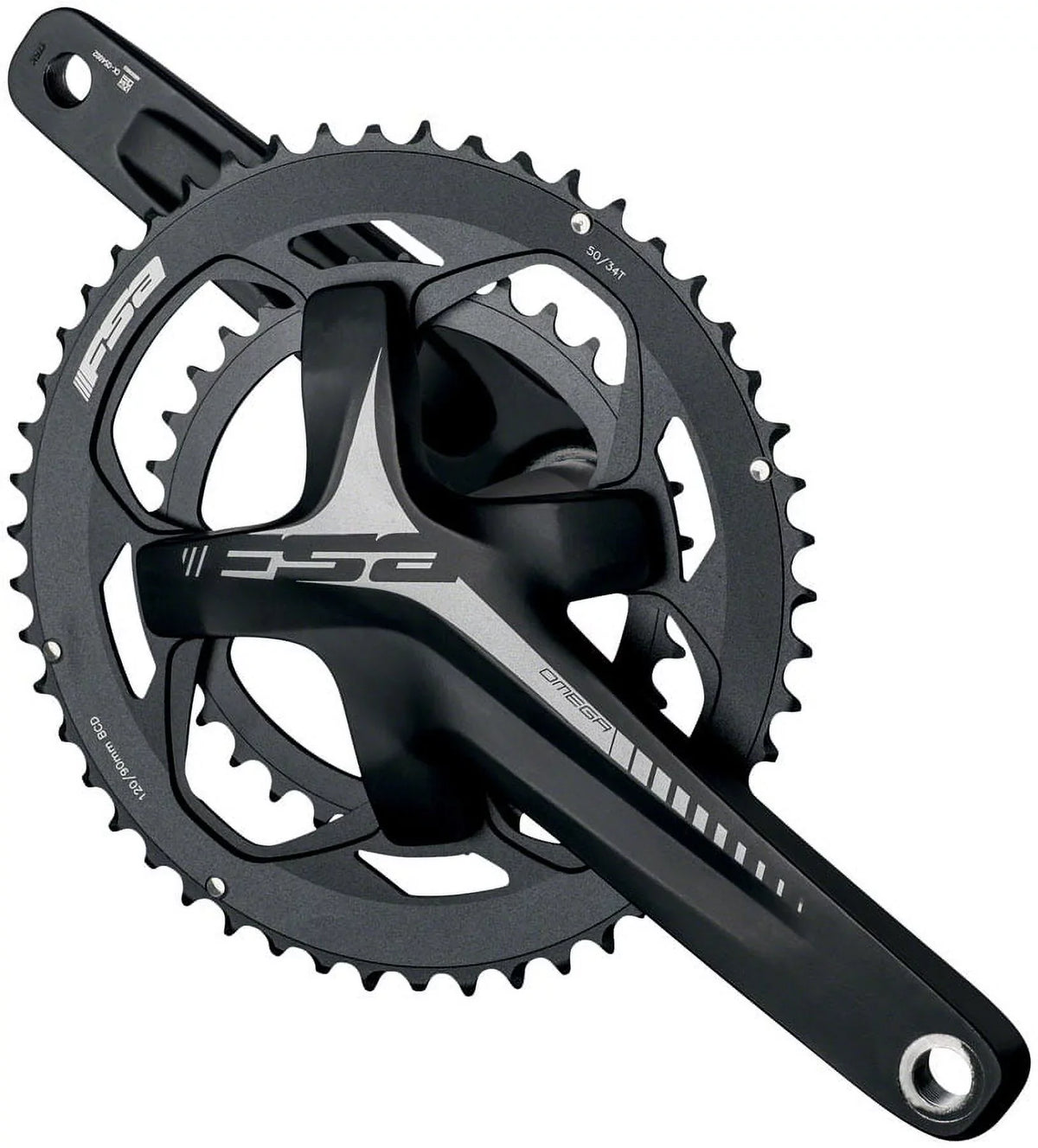 120/90mm Crankset BCD AGX 170mm 10/11-Speed EVO 30/46T FSA 386 Omega