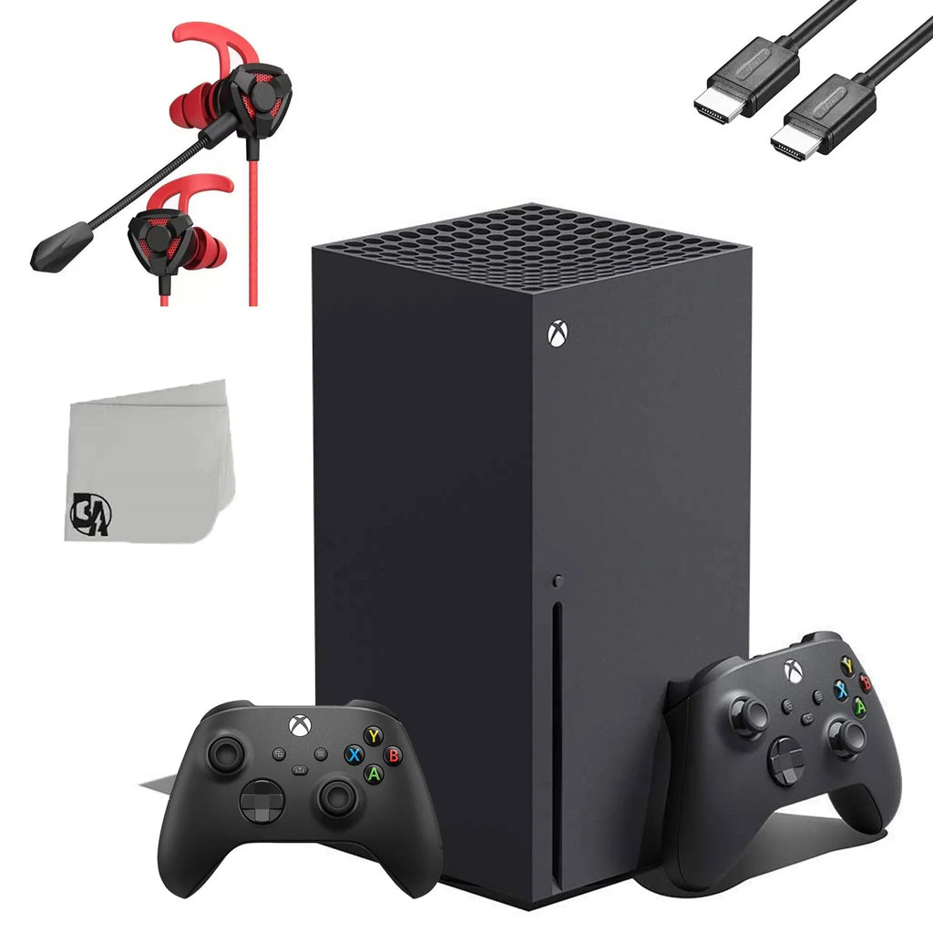 BOLT Black Microphone RAM G9 16GB Gaming + Xbox Controller Bundle Pre-Owned Series Microsoft With AXTION With 2 Console X Earbuds