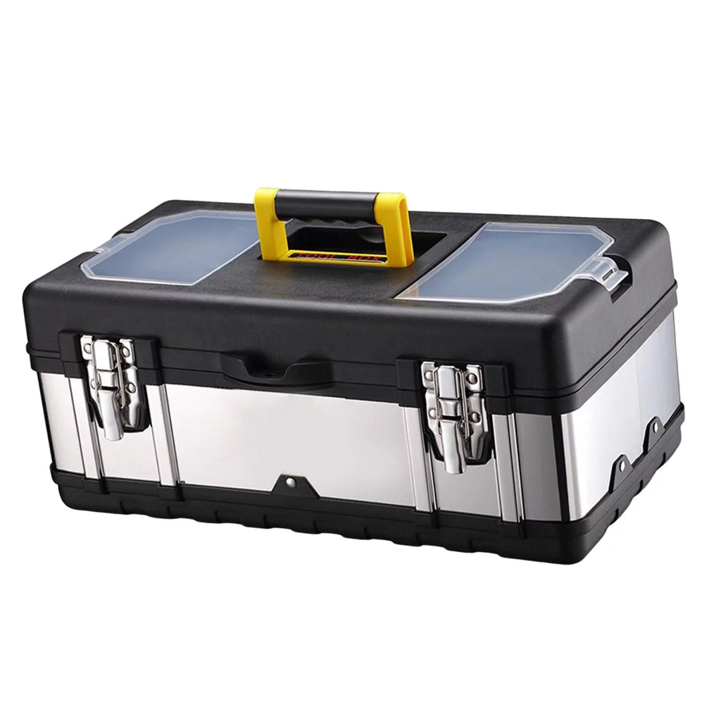 Tools Storage Trunks Case 17inch Toolbox for Repair Case Carry Lockable Car Plumber