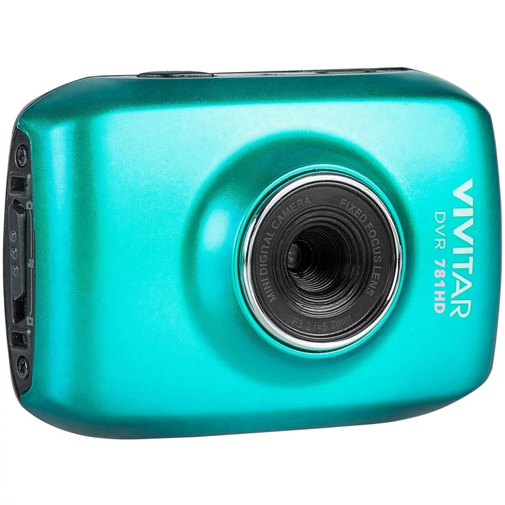 5.1MP 720P Teal Vivitar CAMCORDER ACTION