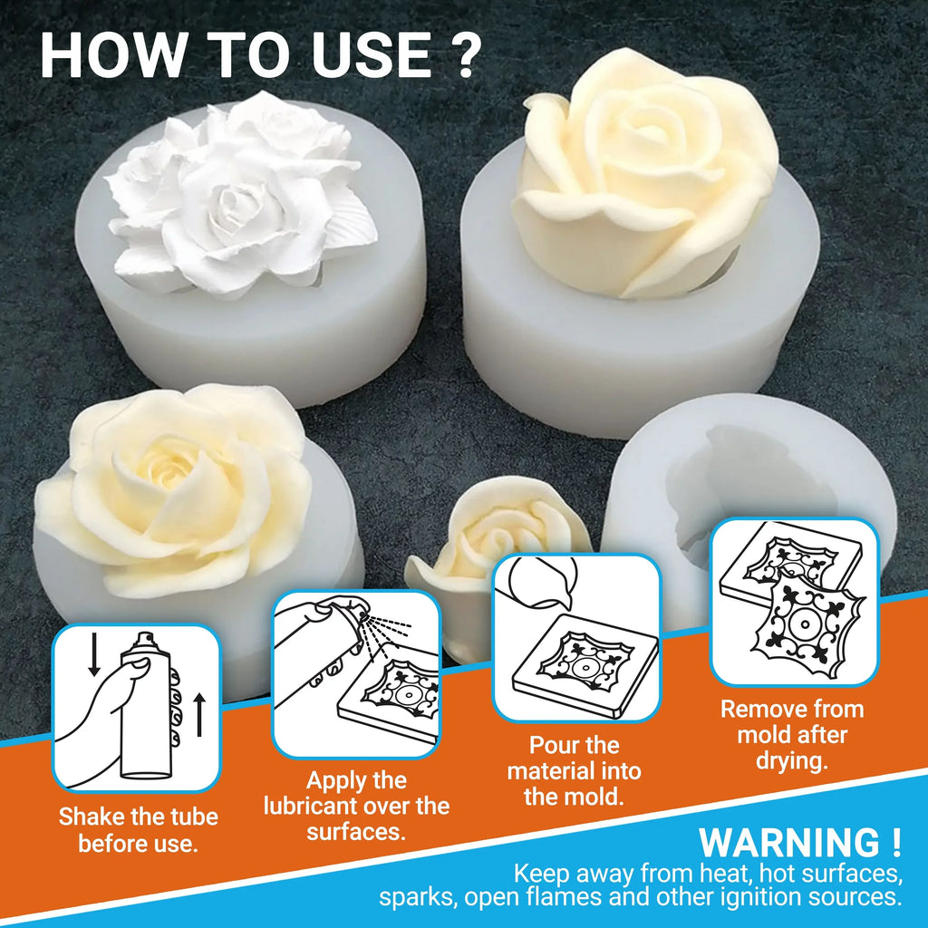 for 2 Mold 13.5 Spray Adhesive Epoxy x Pack fl Release Guru Silicone oz) (2 Resin