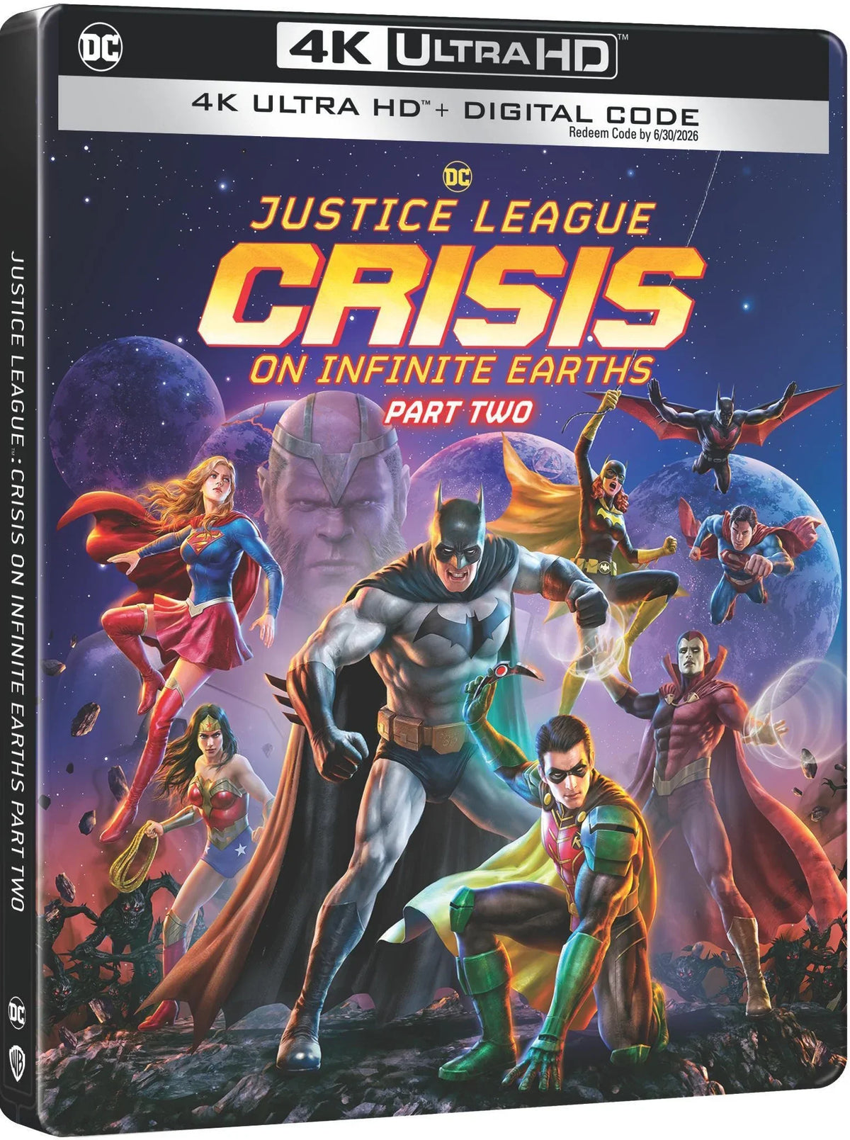 Ultra Earths on Edition + Part Steelbook) Crisis (Limited Justice HD (4K Infinite Two Digital League: Copy)