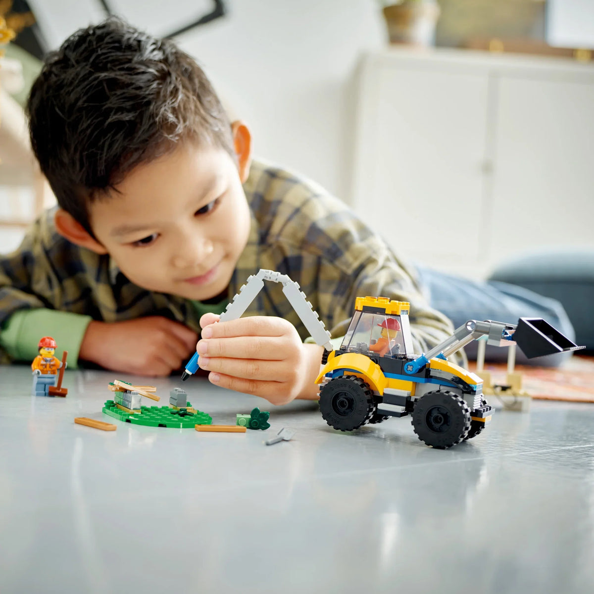 Bonus for Construction LEGO Building and Ages Plus Boys and Tractor Pack, City and 66772 Girls Great Set, Sets Gift Digger Scarecrow Garden Toy up, Gift Big Farm 5 & 2in1 Wheel