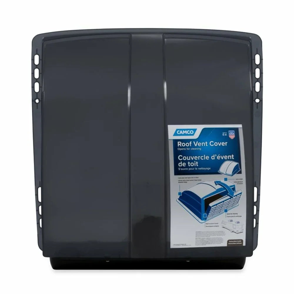 | Stabilized Vent Resin Camco | Camper/RV UV (40453) Roof Smoke an High Easy with Heavy-Duty and Aerodynamic Design, Cover Flow Grey Features Ventilation Installation Construction,