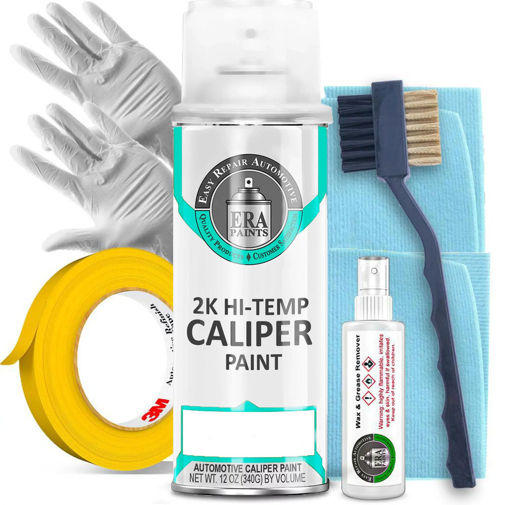 Against Fluid Paint Brake Brake and Teal Resistant Kit Aerosol Catalyst Fade - Paints Color Extremely High Caliper Omni-Curing With Gloss Chemical Durable and 2K ERA