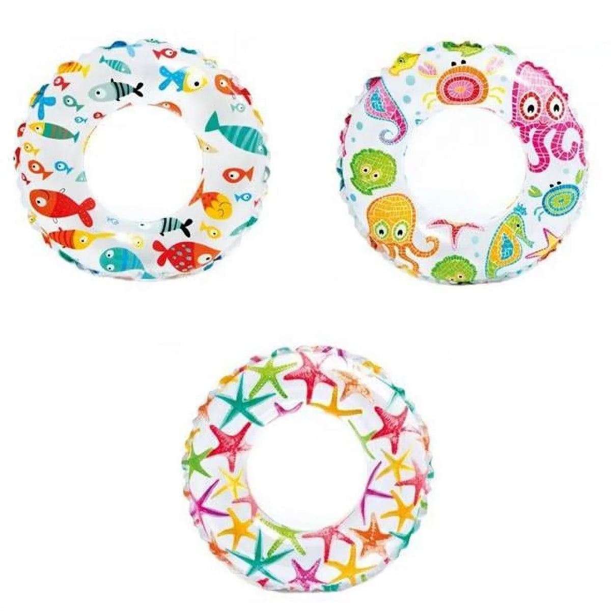 Assorted 2364906 36 20 Inflated - Print DDI Rings, Case in. Swim of