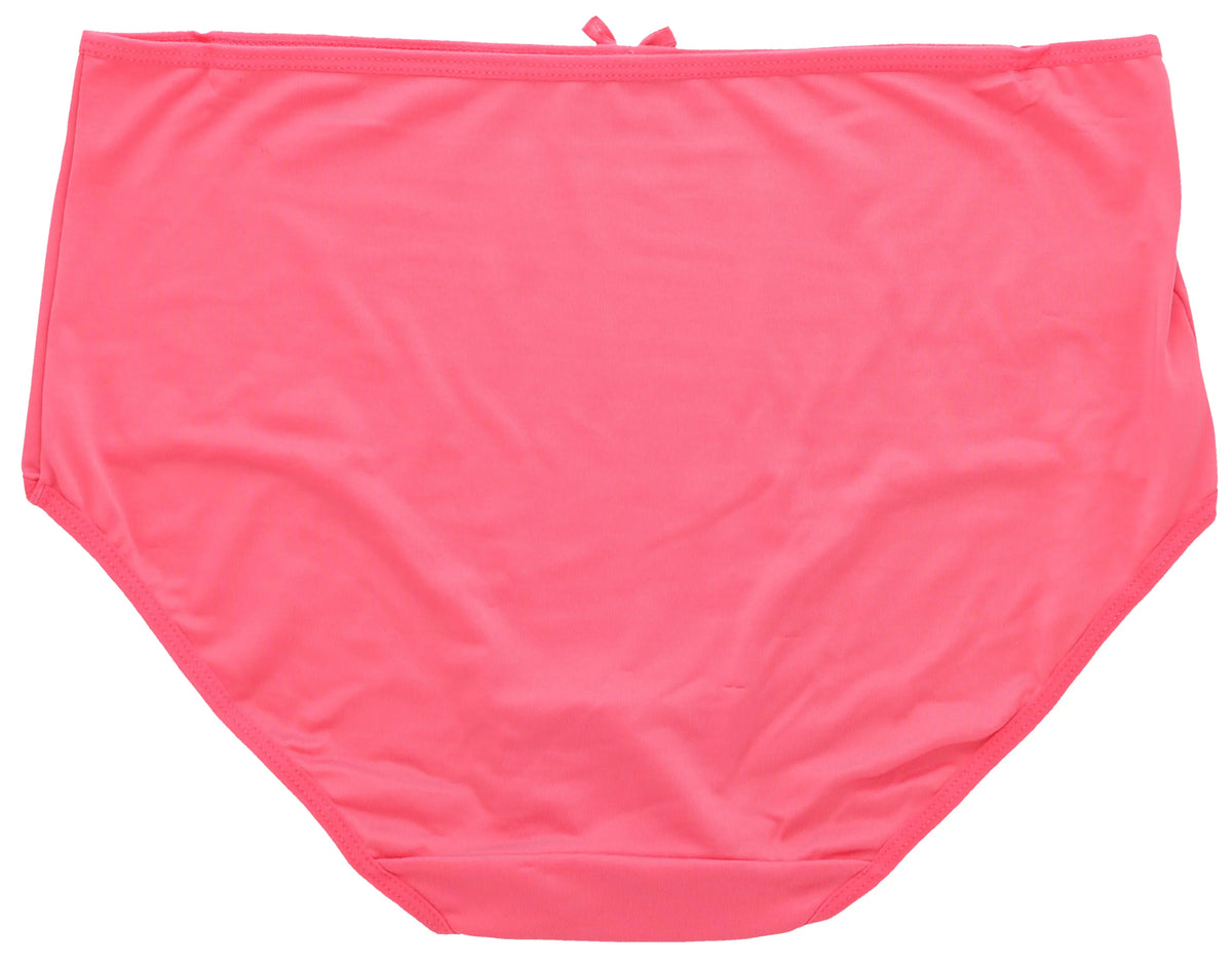 High Delta Florals) Sexy Women's Intimates Plus Rise Brief Pink Black Size Panties Classic Burke (5Pr) Hot (X-Large,