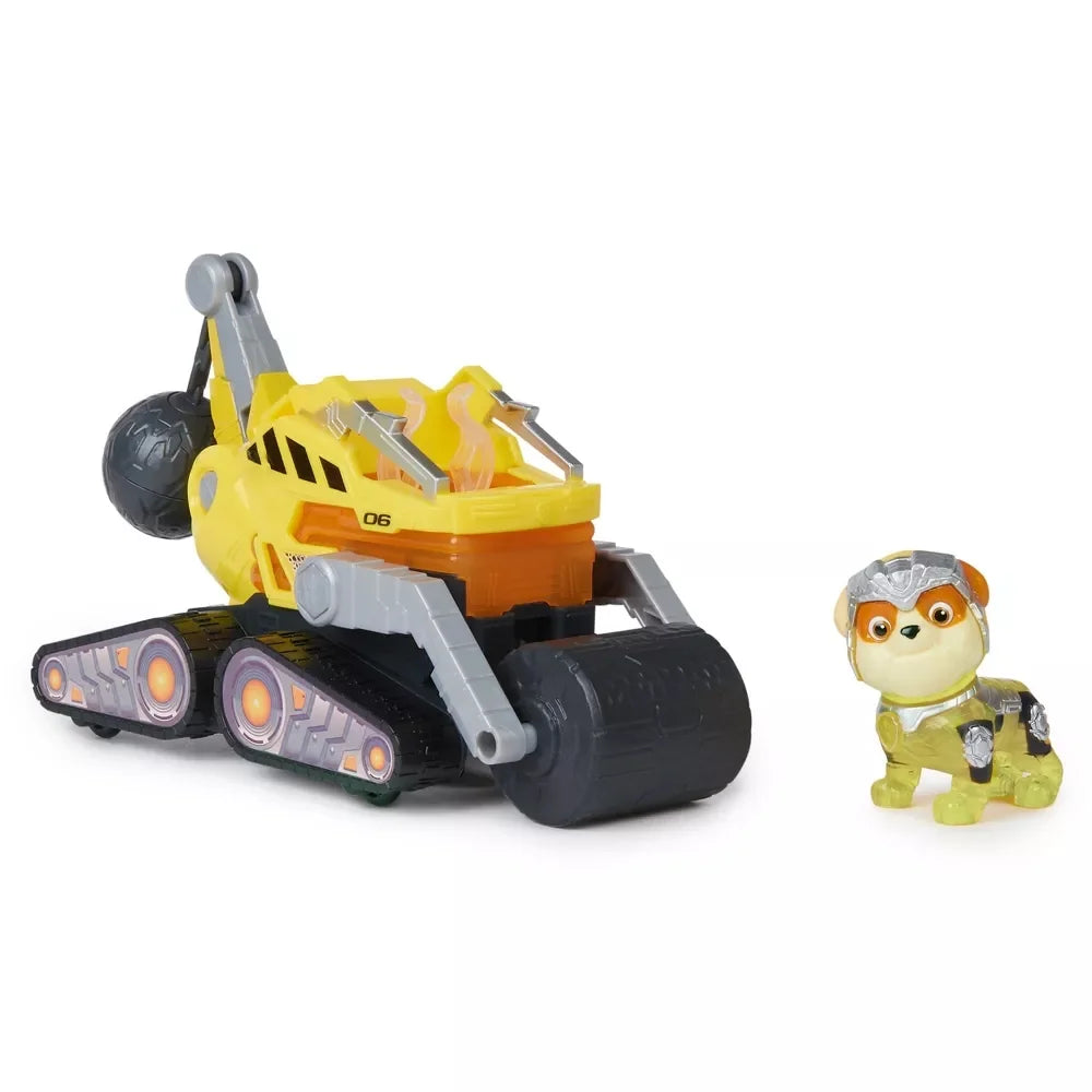 The Pups Toy Mighty Action Figure Patrol: Rubble Mighty Truck with Movie Paw