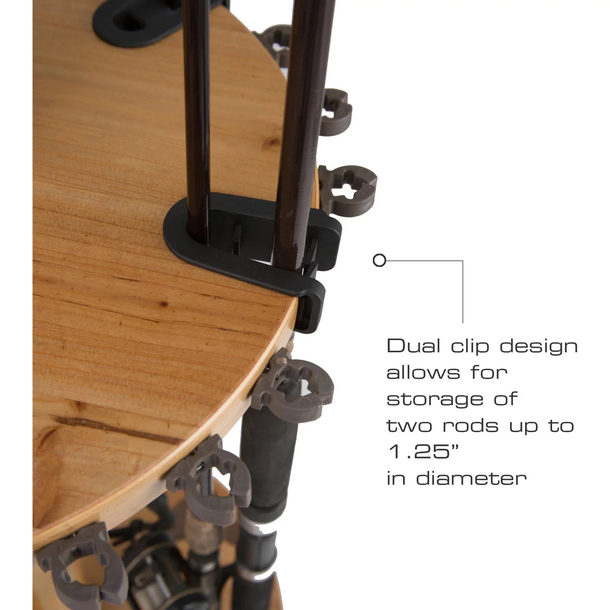 Spinning Round Creek Rush Rack Rod Fishing 30 Creations