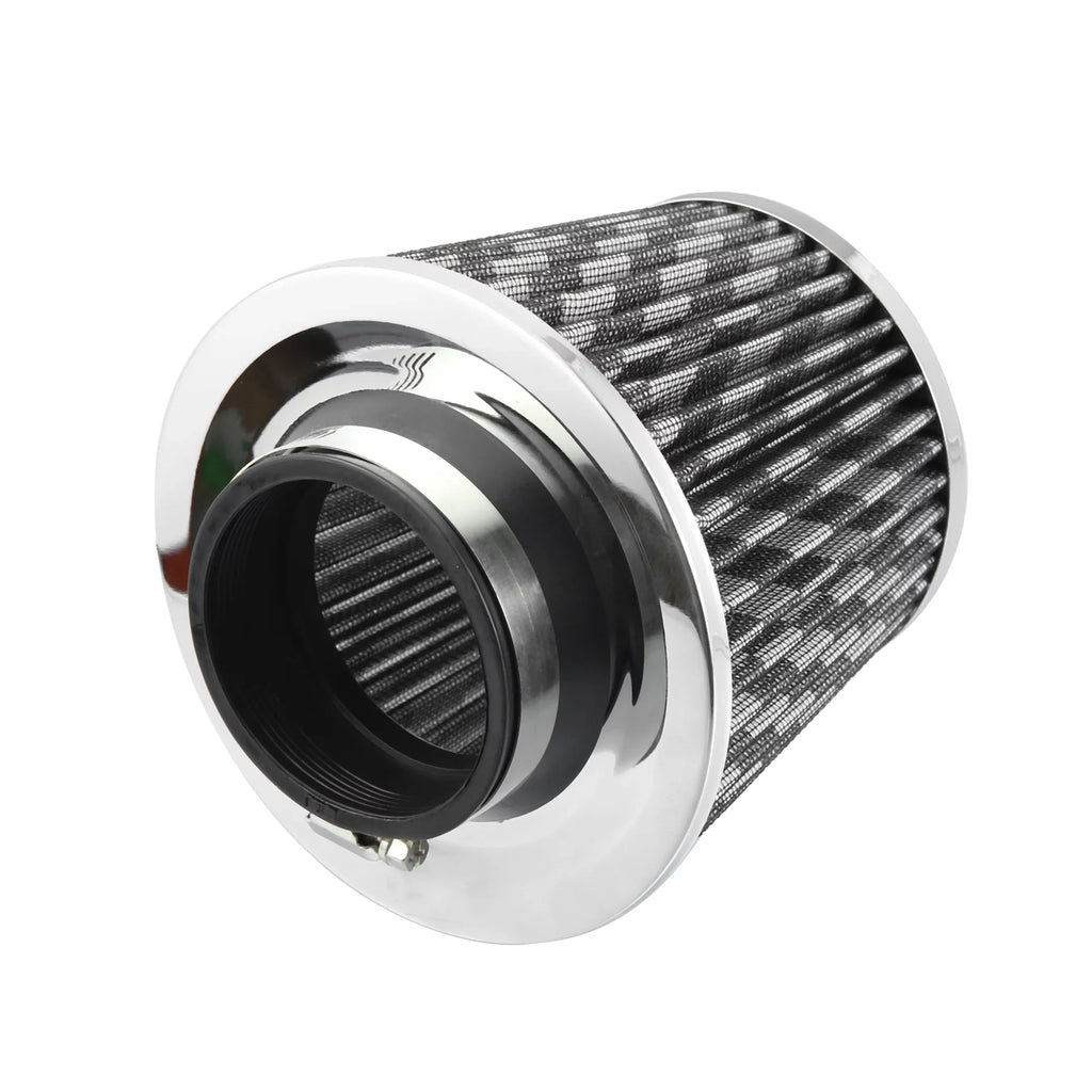 Ring Intake 2.3" Filter on Replacement Fiber 1pcs Reducer Clamp Inlet Cold 60mm Air Pattern Cone Dry Washable Carbon Air