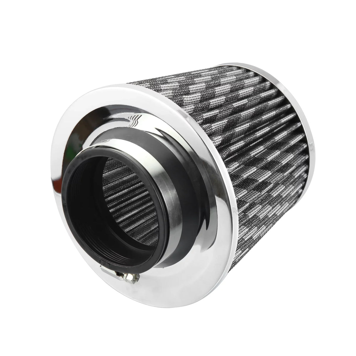 Ring Intake 2.3" Filter on Replacement Fiber 1pcs Reducer Clamp Inlet Cold 60mm Air Pattern Cone Dry Washable Carbon Air