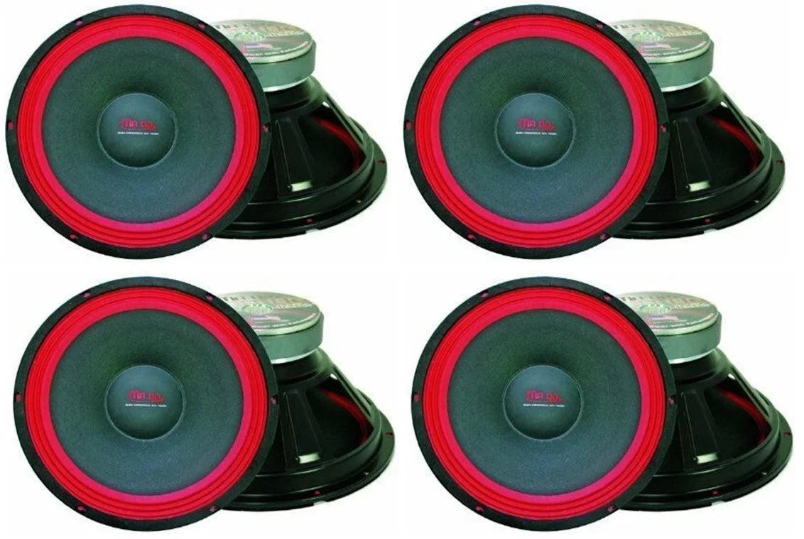 Speaker Magnet DJ 4 Raw DJ 12" Woofer PA Replacement 8Ohm 500W MR 40oz Subwoofer