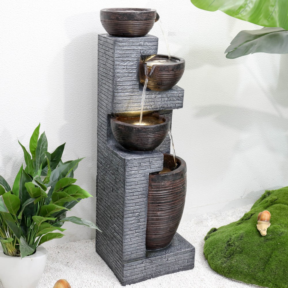 Resin outdoor Cliffdell Light With Fountain