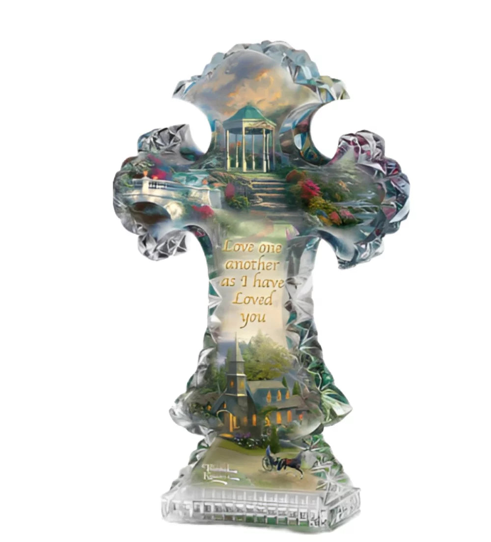 6.5-inches Collection by The of Sculpture Exchange #9 Thomas Bradford Cross Kinkade Inspirations Salvation Hope Religious Issue Cross