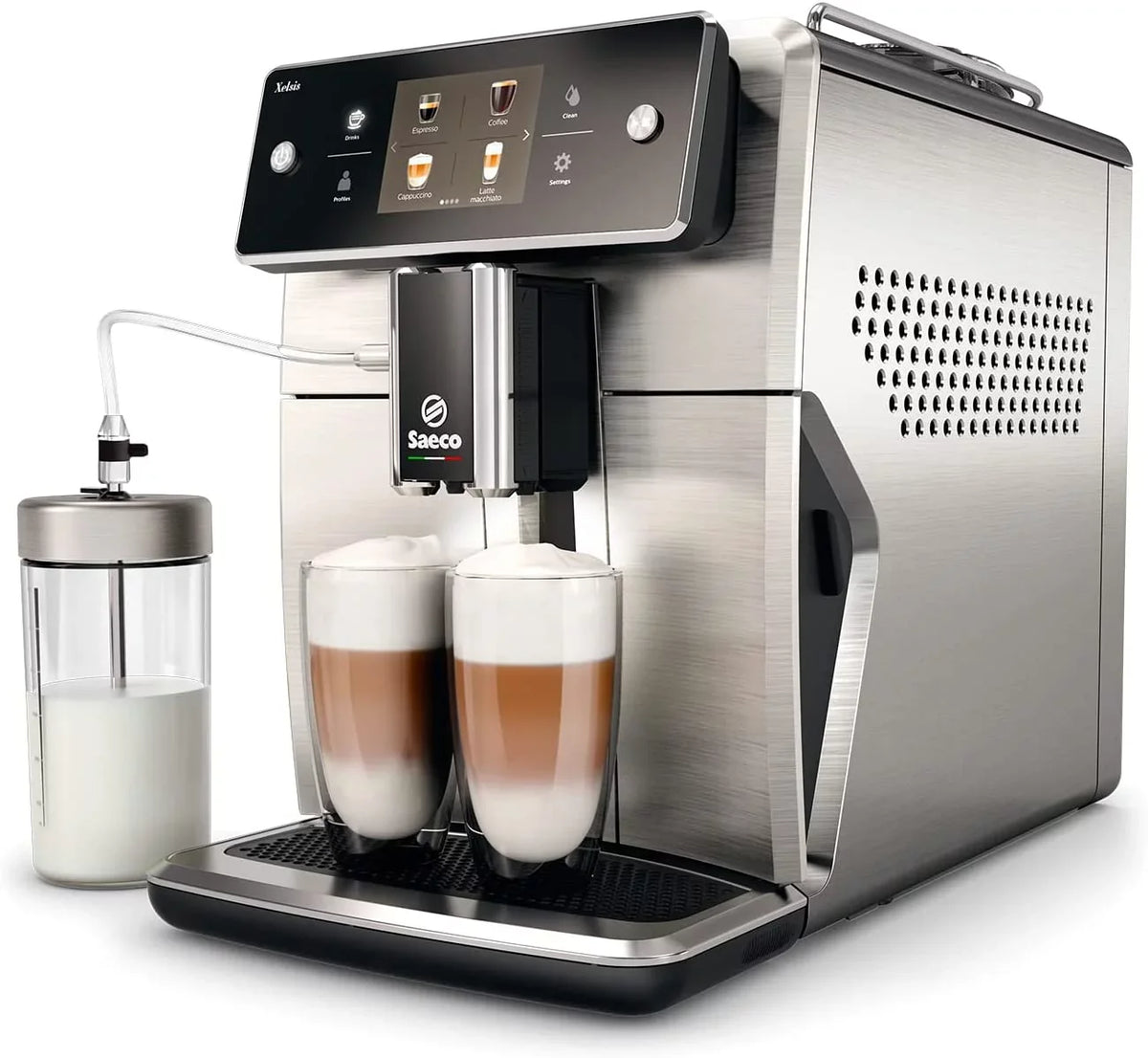 Xelsis Stainless Espresso Super (SM7685/04) Saeco Machine, Automatic Steel