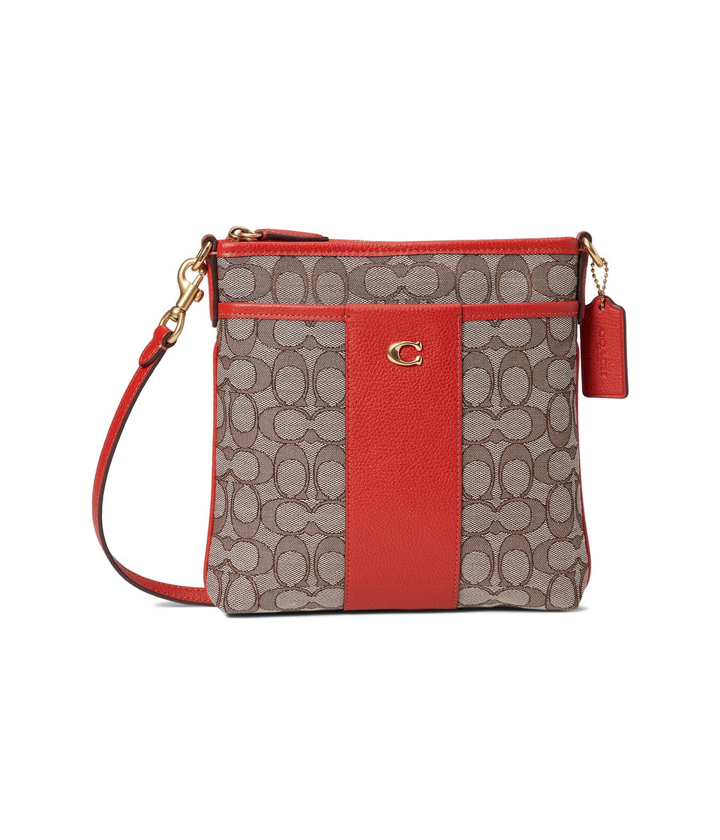 Coach Crossbody Bag Jacquard Kitt Print Ladies Coach