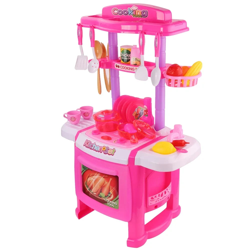Set Pretend Cups, Cooking with Food, Pots Play Little Pans and Kitchen Utensils, Chef's