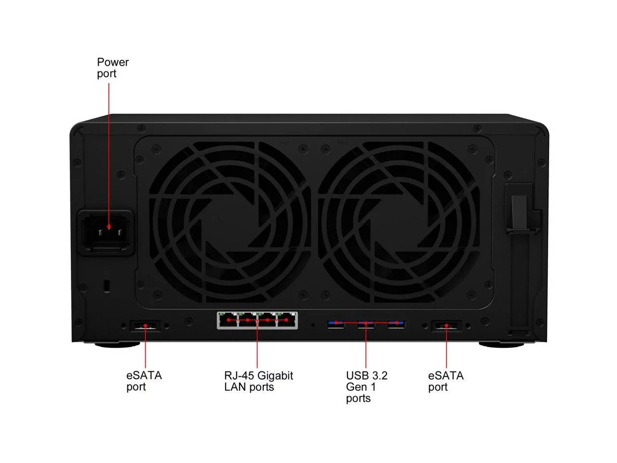 8 DiskStation NAS bay DS1821+ (Diskless) Synology