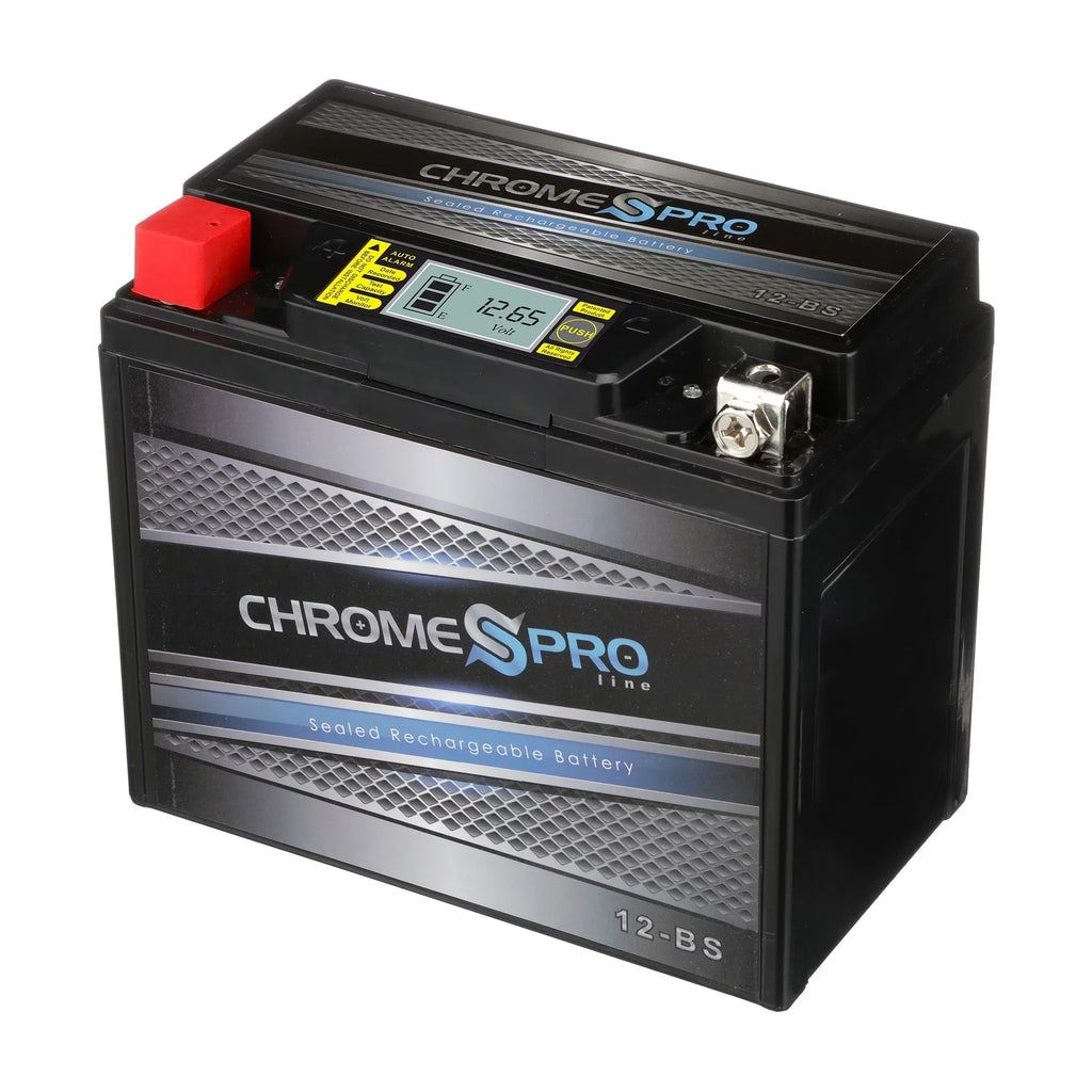 1000cc 2001 Volts,10 Chrome (12-bs Sealed for Ah, Suzuki Cca) Battery 12v, Battery Pro 180 Ytx12-bs 12 AGM iGel Gsx-r1000 Motorcycle
