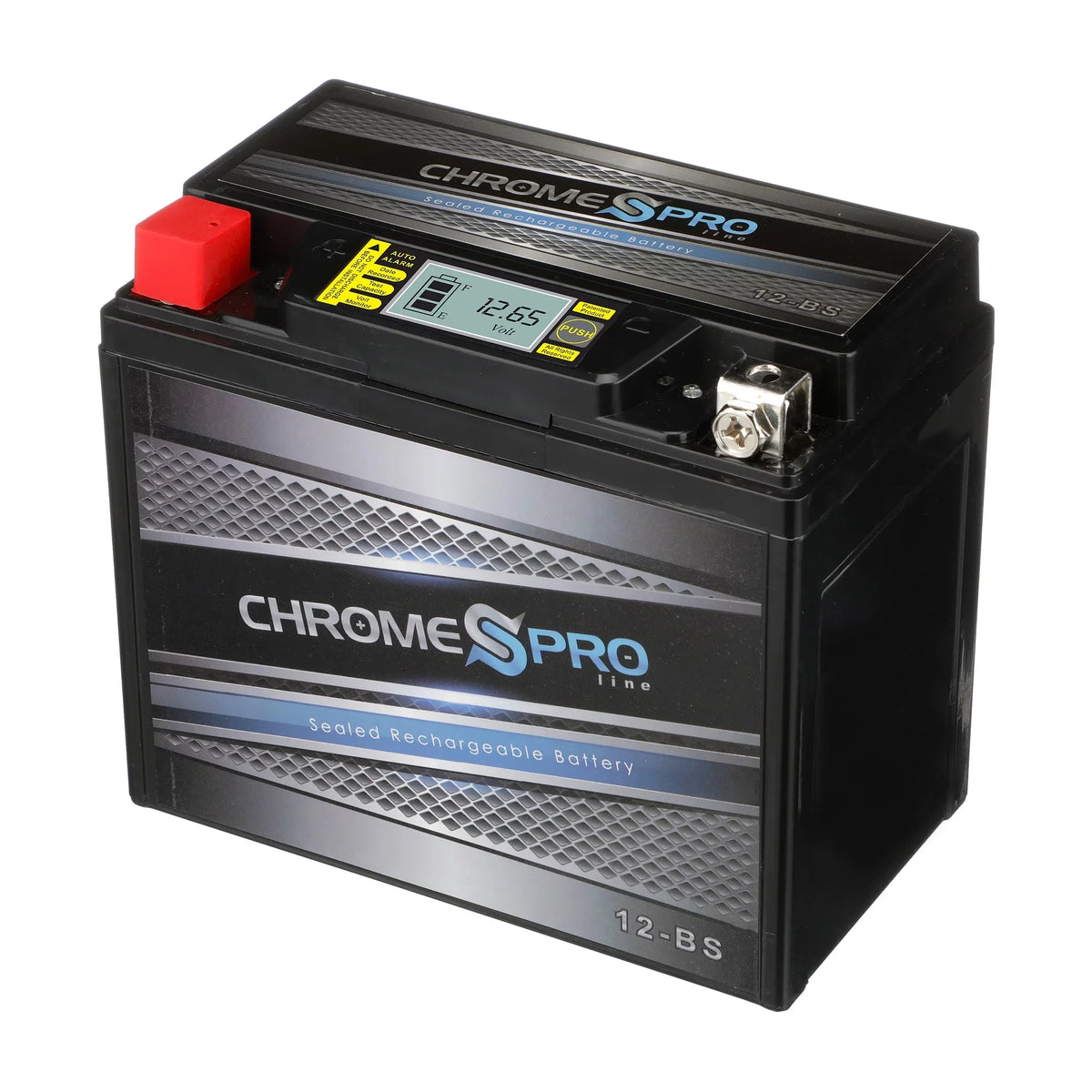 1000cc 2001 Volts,10 Chrome (12-bs Sealed for Ah, Suzuki Cca) Battery 12v, Battery Pro 180 Ytx12-bs 12 AGM iGel Gsx-r1000 Motorcycle
