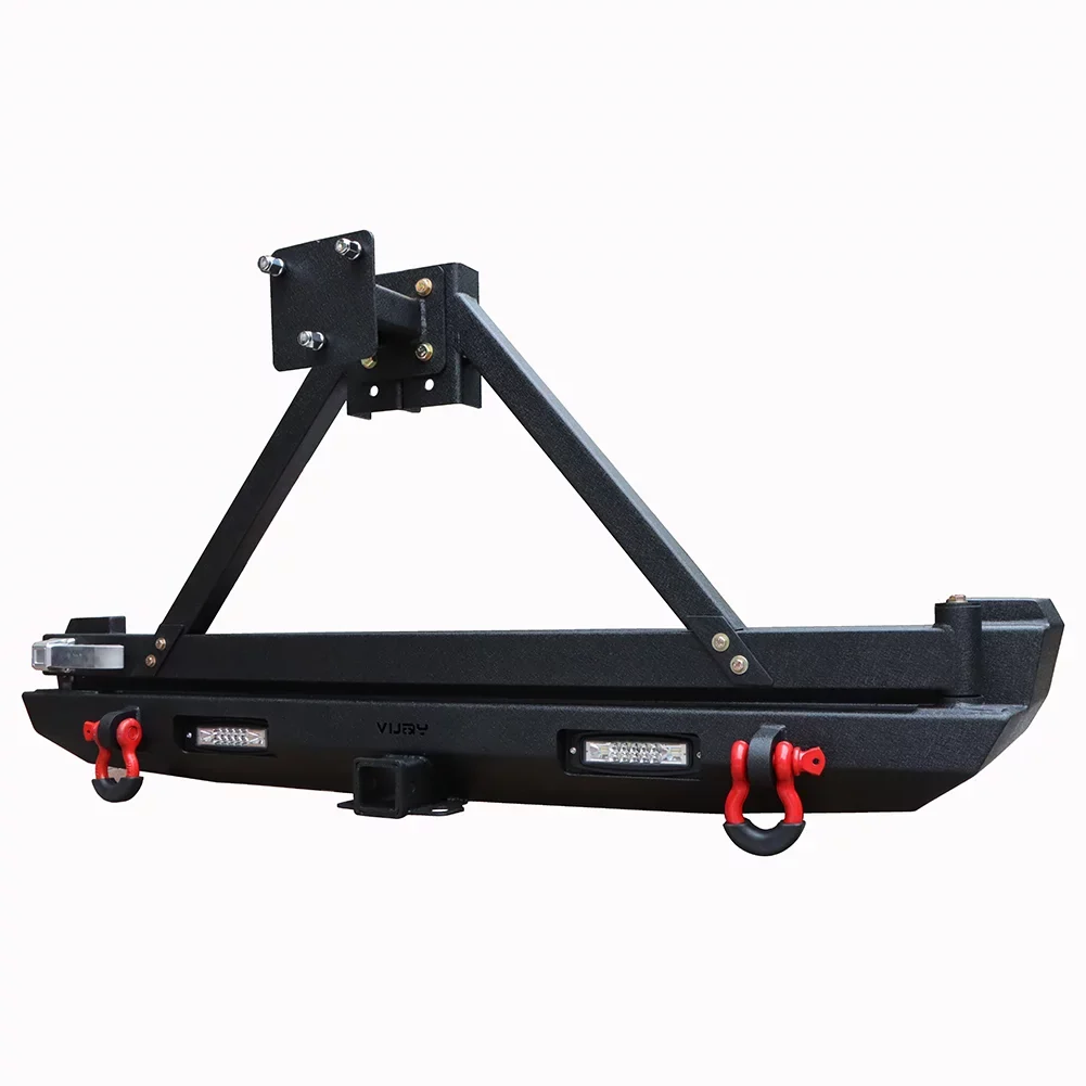 1984-2001 Lights Bumper Rear Cherokee For Steel Carrier XJ & W/Spare Ronghui Tire Jeep