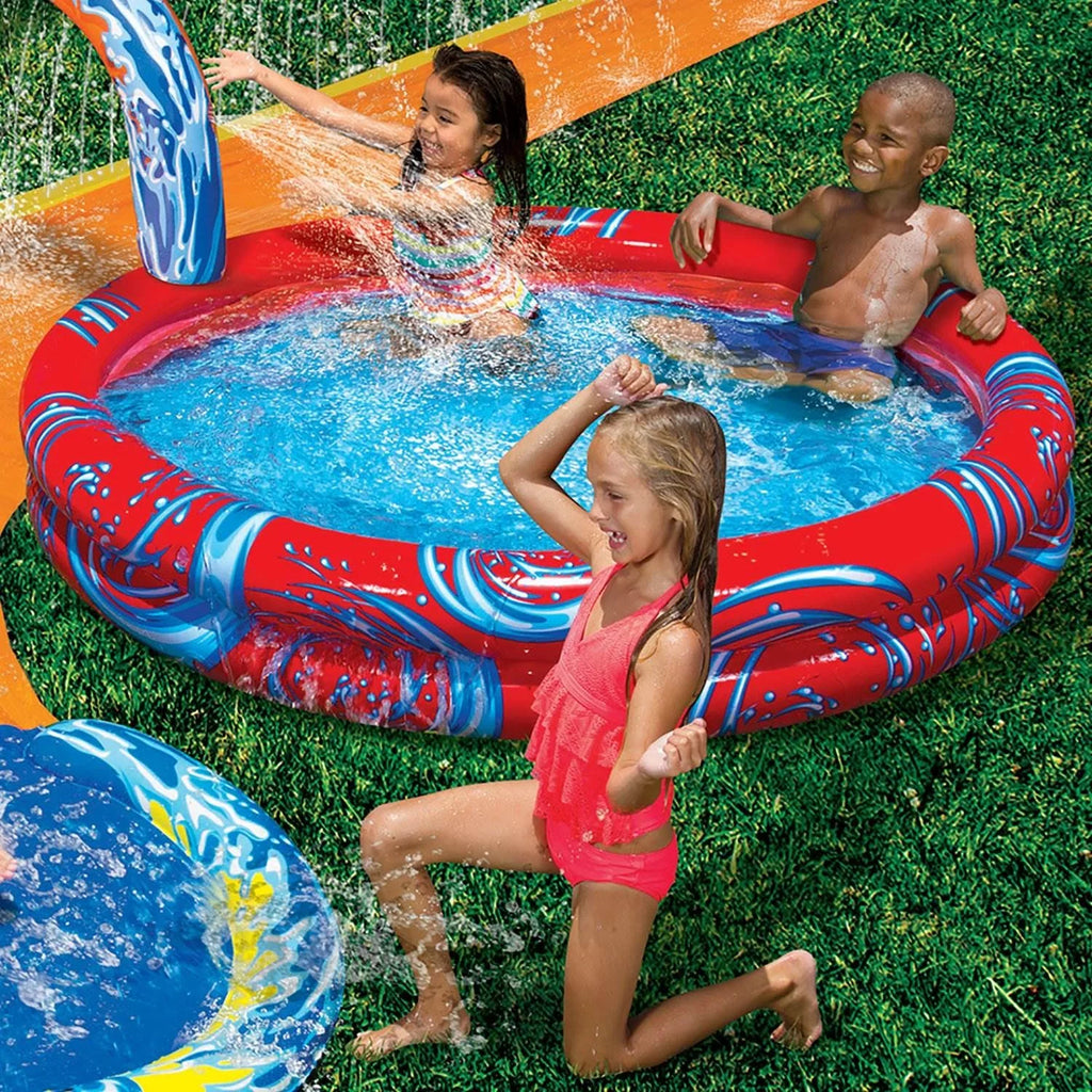 Splash Gloves Banzai & Battle Cyclone Bop Pack and Inflatable Bumpers Pool