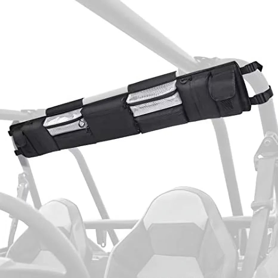 MICTUNING Most Bag UTVs Tools Rear Polaris, Storage Roll Cage UTV Bags, UTVs, and Black Full Solution Organizer, for Yamaha Kawasaki Storage Gear Size Cargo