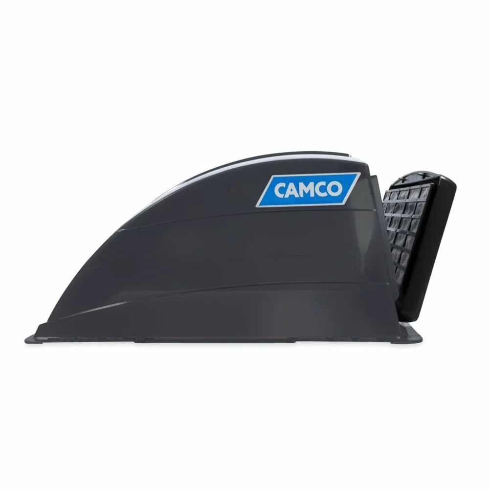 | Stabilized Vent Resin Camco | Camper/RV UV (40453) Roof Smoke an High Easy with Heavy-Duty and Aerodynamic Design, Cover Flow Grey Features Ventilation Installation Construction,